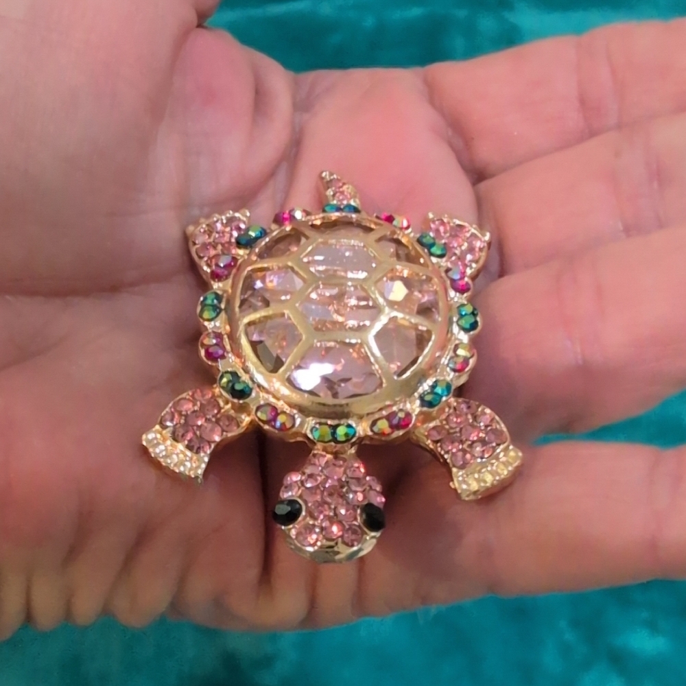 Colorful Turtle Brooch - Picture 5 of 5